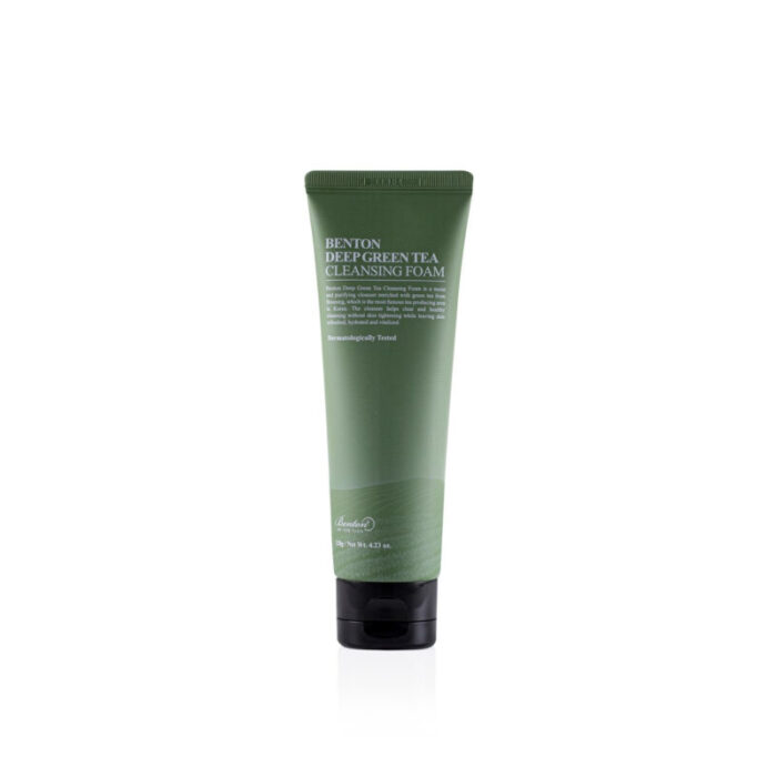 benton deep green tea cleansing foam 120g