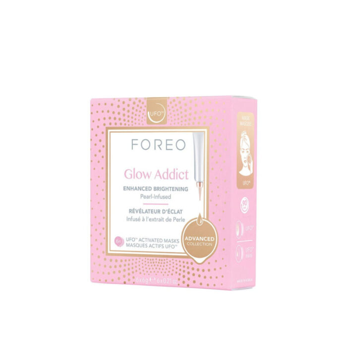 foreo ufotm activated facial mask glow addict