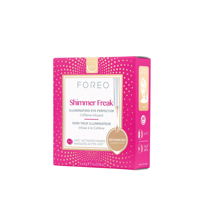 foreo ufotm activated facial mask shimmer freak