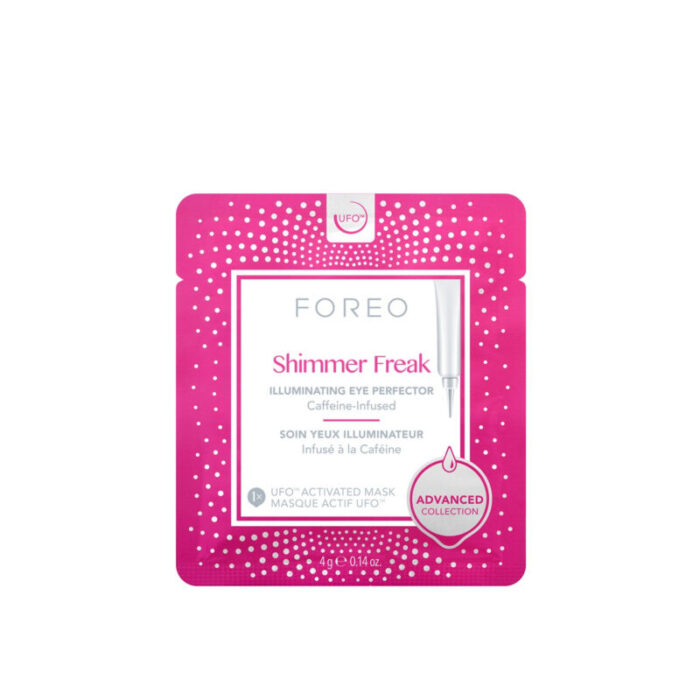 foreo ufotm activated facial mask shimmer freak