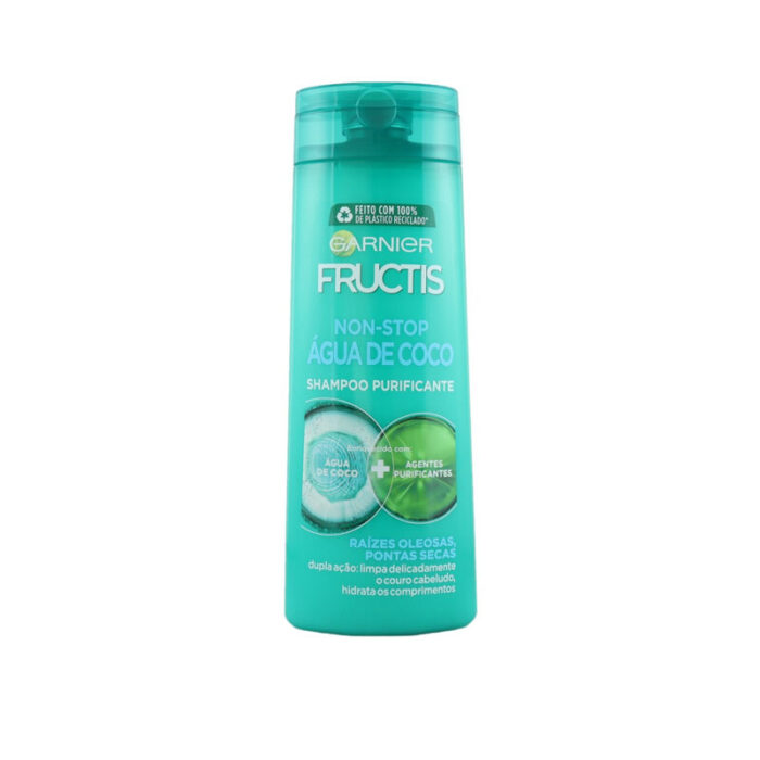 garnier fructis pure non stop coconut water purifying shampoo 400ml