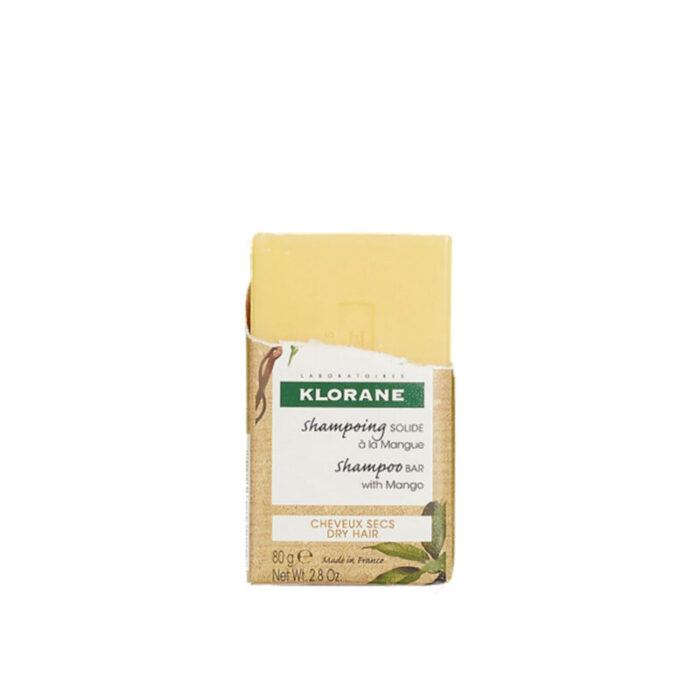 klorane shampoo bar with mango 80g 2