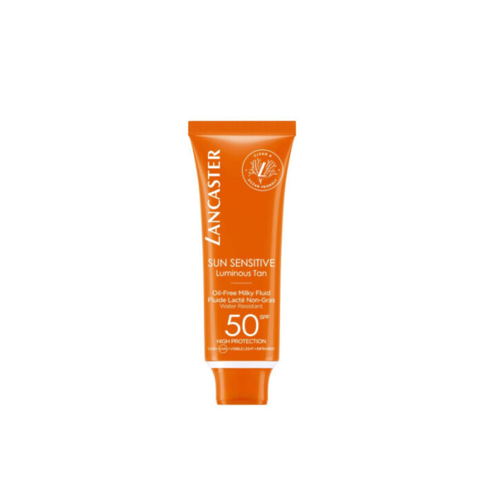 lancaster sun sensitive oil free milky fluid spf50 50ml