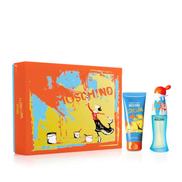 moschino cheap chic i love love eau de toilette coffret