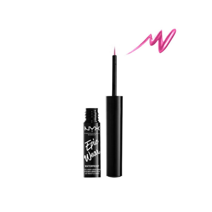 nyx pro makeup epic wear liquid liner fuchsia metal 3 5ml 1