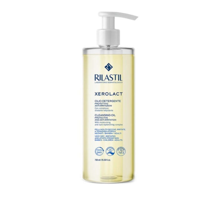 rilastil xerolact cleansing oil protective and anti irritation 750ml 1