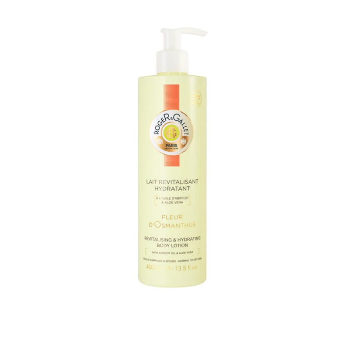 roger gallet fleur d osmanthus revitalising body lotion 400ml 1