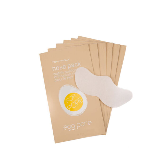 tonymoly egg pore nose pack package