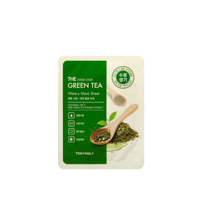 tonymoly the chok chok green tea watery mask sheet