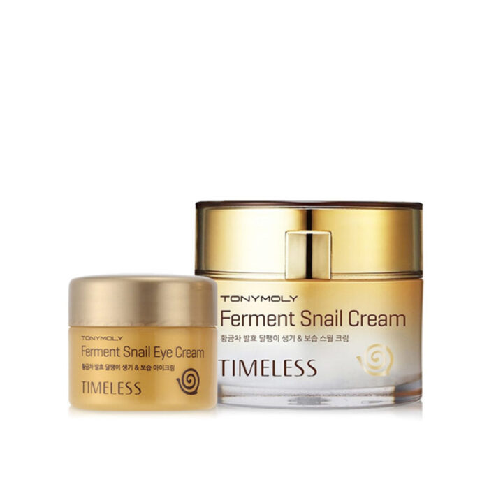 tonymoly timeless ferment snail cream set 2