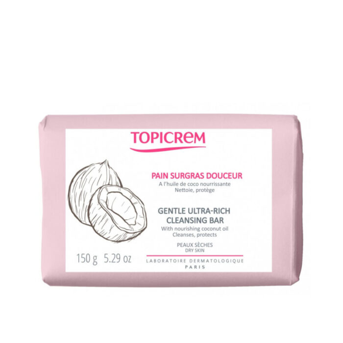 topicrem gentle ultra rich cleansing bar 150g