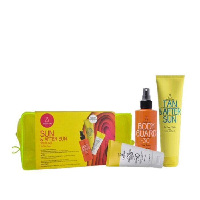 youth lab sun after sun value set all skin types bag